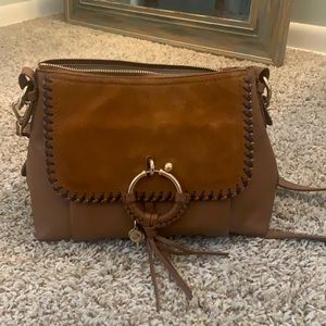 Joan Shoulder Bag in Caramello